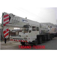 Used TADANO-TG550E Fully Hydraulic Truck Crane