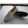 White canvas tennis shoes