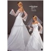 satin bridal dress (wd-0003)