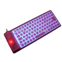 85key Luminous Flexible Keyboard El
