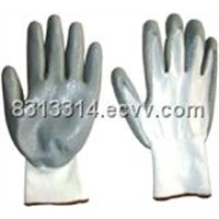 Grey Foam Nitrile Fully Coated Gloves