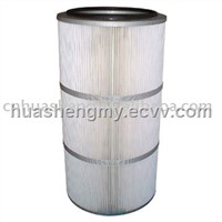 Polyester Air Filter Cartridge with PTFE Media