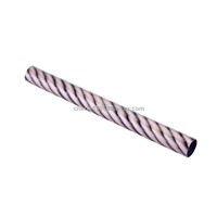 ribbed tube-antique copper plated