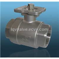 2PC Ball Valve with Mount Pad
