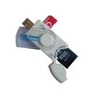 Swivel All-in-One Card Reader/Writer with SIM Card
