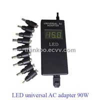 Universal Laptop AC Adapter with LED Display / Universal Adapter