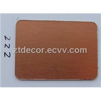 Copper Brushed Hpl Sheet