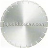 Cured and reinforced concrete blade
