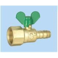 Brass Female Ball Valve With Straight Mouth (QA401)