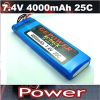 7.4V 5200mAh 25C High Rate Lipo Battery
