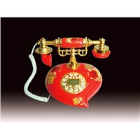 Antique Ceramic Telephone Good for Wedding (CY-001A)