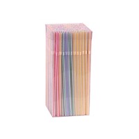 PVC box packaged flexible straw
