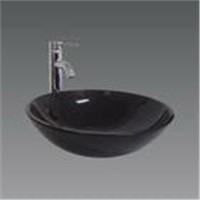 Granite Sink &amp;amp; Basins / Vanity Top in Pure Black Marble with Basin