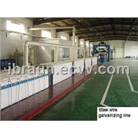 hot dip galvanizing steel wire production line
