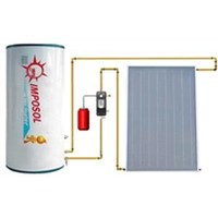 separated solar water heater system
