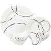 16pcs Round Shape Porcelain Dinner Set