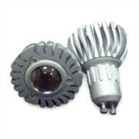 GU10 Series Aluminum LED Bulbs with 100 to 260V AC Voltage and 3W Power