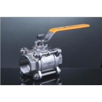 Stainless Steel 3pcs Type with Internal Thread Ball Valve