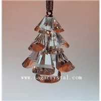 crystal christmas ornament