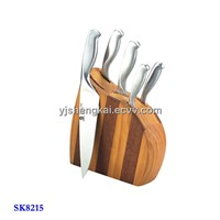 6pcs Knife Set in Stainless Steel Hollow Handle (SK8215)