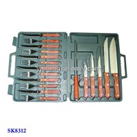 Knife Set in Wooden Handle (SK8312)
