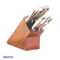 8pcs Kitchen Knife Set with Stainless Steel Hollow Handle (SK8279A)