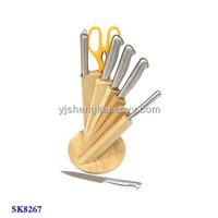 8pcs Knife Set in Stainless Steel Hollow Handle