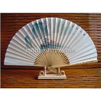 Chinese Silk Craft Fan