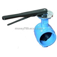 Grooved end Butterfly Valve