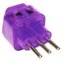 Italy Plug Adapter (Grounded)(WADB-12.P.PL.L)