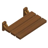 Teak Wood Fold-Up Shower Seat