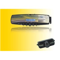 car rear view mirror with wireless parking camera