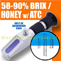 New 58-90% ATC Honey Refractometer Beekeeping Bees
