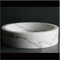 Carrara White Marble Sink