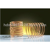Double glass fiber wrapped rectangular copper wire
