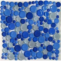 Swimming Pool Glass Mosaic (KSL-C10100)