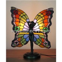 Tiffany Butterfly Angel Lamp