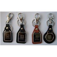 leather keychain