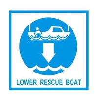 Marine Safety Signs - Rescue Boat