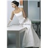 Spaghetti Straps Sleeveless Informal Wedding Dress - Scoop Neckline
