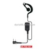 high quality soft rubber ear hanger ear hook microphone for two way radio