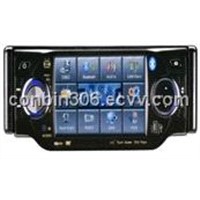 1 din  4.0&amp;quot; digital TFT LCD display car dvd player with bluetooth and touch screen USB/SD (4001)