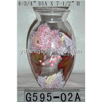 2011 fashion style vase/glass vase/home decoration/glassware/glass crafts HOT sales