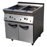 2-Tank Fryer (2-Basket) with Cabinet