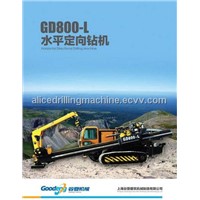 80T Horizontal Directional Drilling Machine with 1400KN Push Capacity