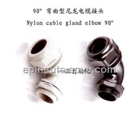 90 Right Angle Elbow plastic Cable Gland