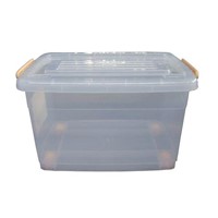 Clear Storage Boxes for Home Storage with Lid &amp;amp; Wheels