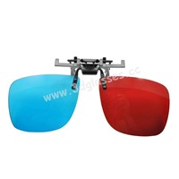 Clip On Anaglyph 3D Glasses
