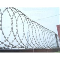Flat Razor Wire Fence