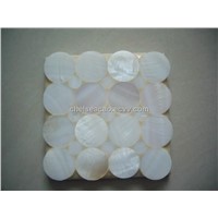 chinese river shell mosaic tile(round chips)